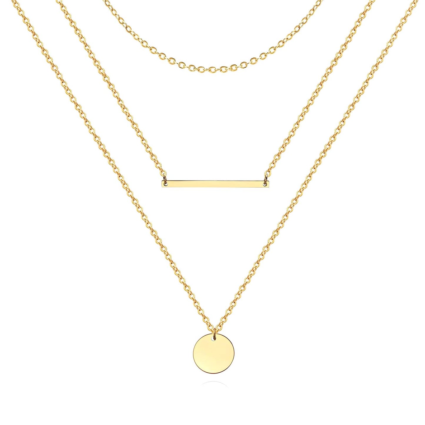 The "Trinity" Layered Necklace