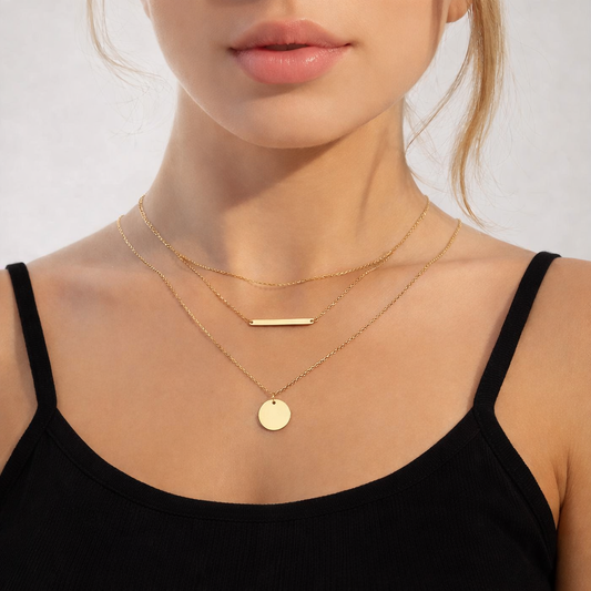 The "Trinity" Layered Necklace